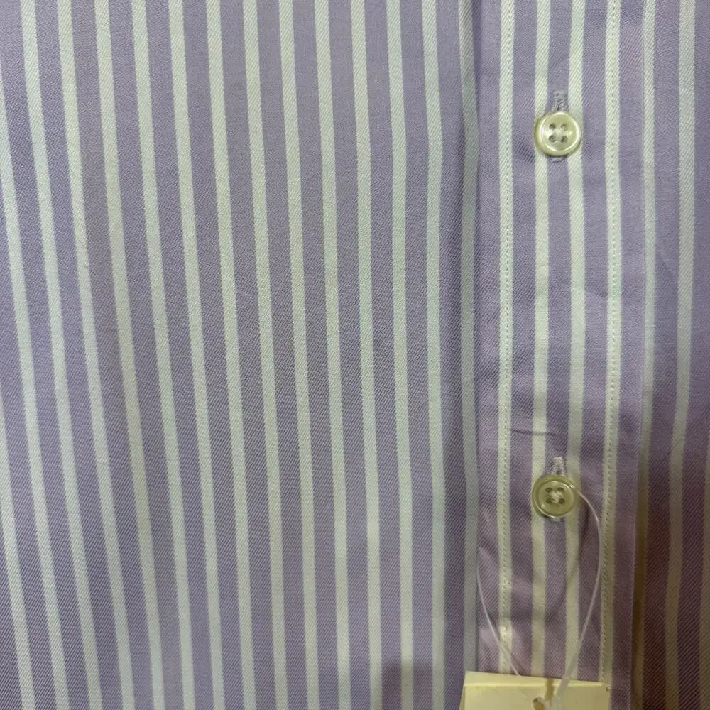 Ralph Lauren XXL men’s pink/white striped Kiawah long sleeve shirt NWT
